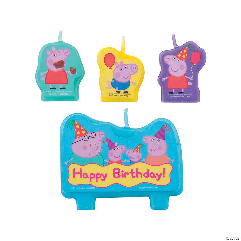 Peppa Pig™ Birthday Candle Set Oriental Trading