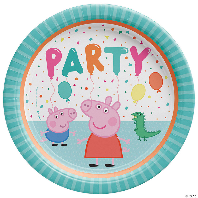 Peppa Pig&#8482; Party Paper Dinner Plates - 8 Ct. Image