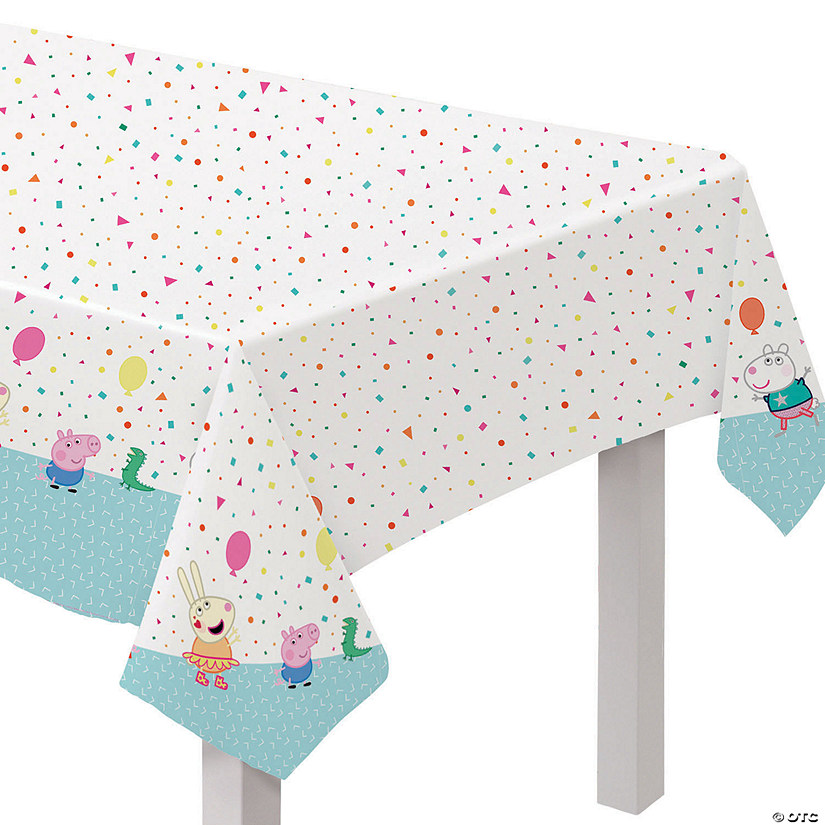 Peppa Pig™ Plastic Tablecloth Oriental Trading