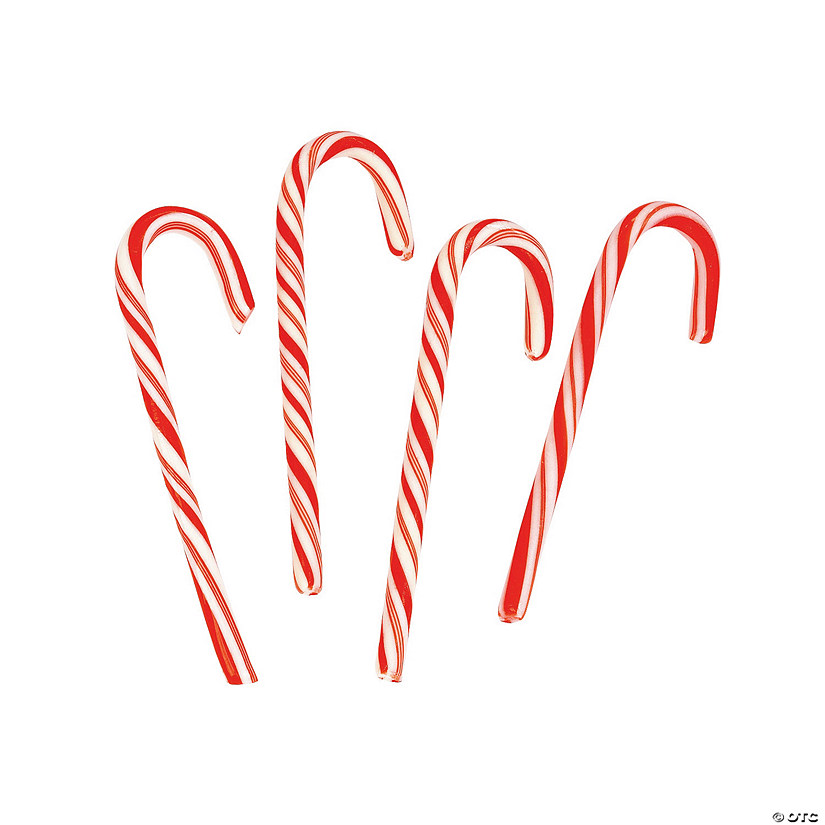 Peppermint Candy Canes - 24 Pc. Image