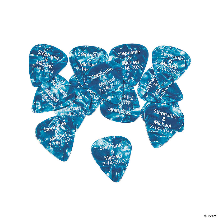 Personalized Guitar Picks 100 Pc. Oriental Trading