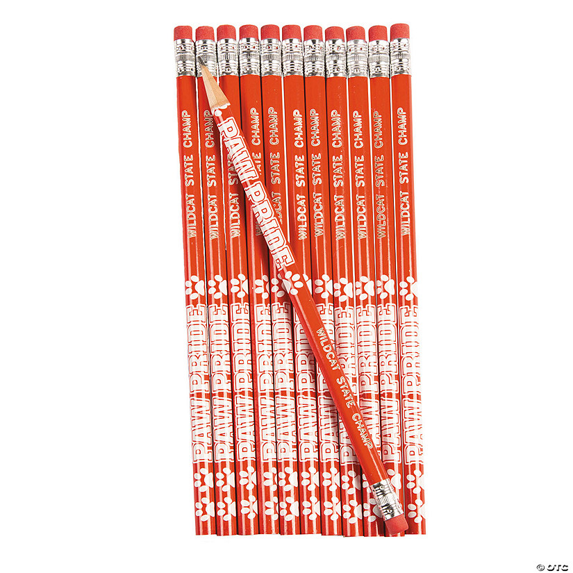 Personalized Paw Pride Pencils - 24 Pc. Image