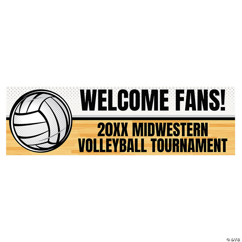 Personalized Volleyball Banner Image