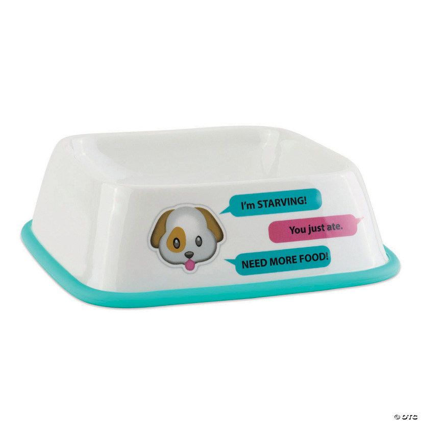 Pet Bowl Square Pet Emojis (Set Of 2) Image