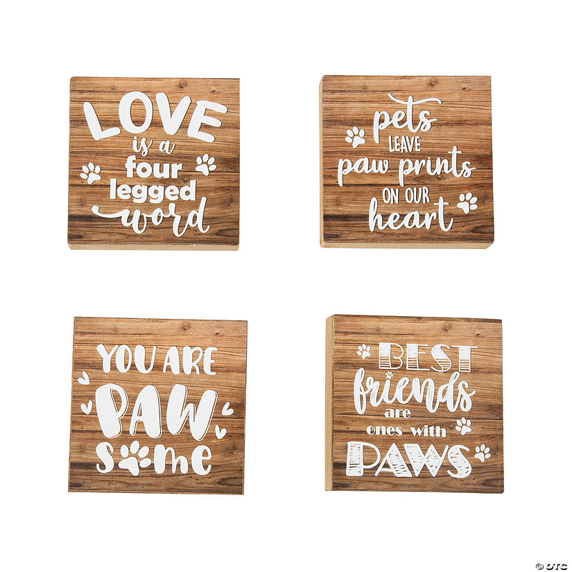 Pet Lover Tabletop Blocks Image