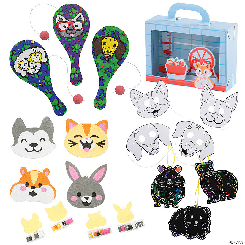 Pet Lovers Craft Kit Assortment Makes 54 Oriental Trading
