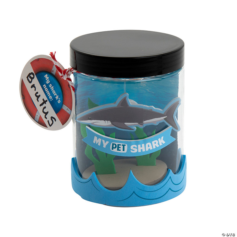 Pet Shark in a Jar Craft Kit Makes 6 Oriental Trading