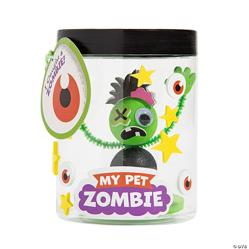 Pet Zombie in a Jar Craft Kit - Makes 6 Image