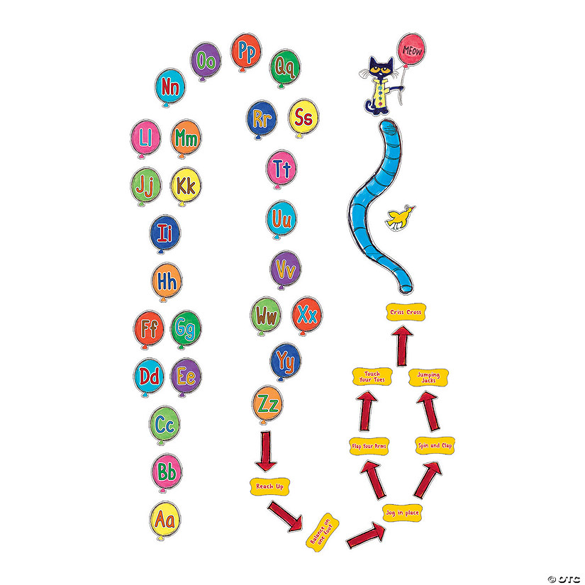 Pete the Cat&amp;#8482; Alphabet Sensory Path - 46 Pc. Image