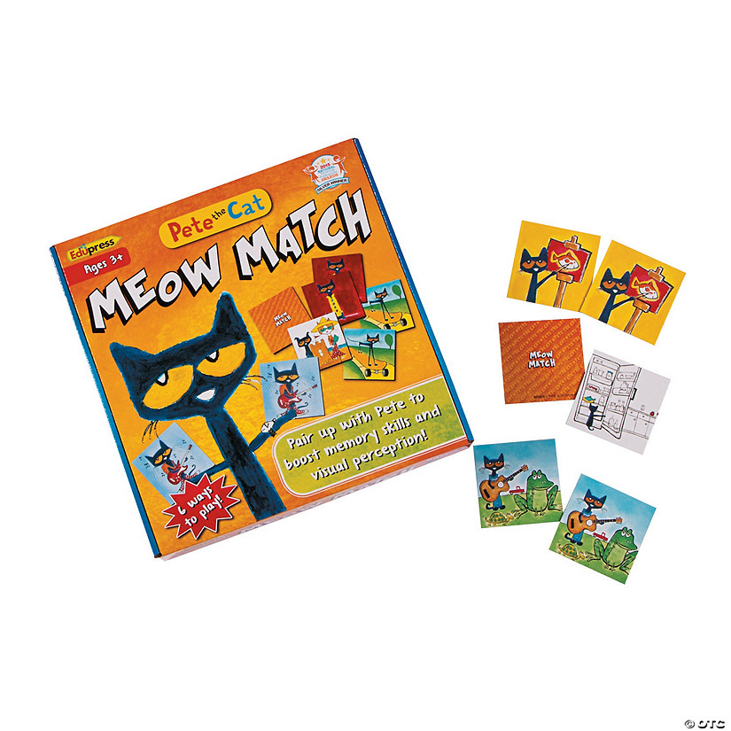 Pete the Cat™ Meow Match Game | Oriental Trading