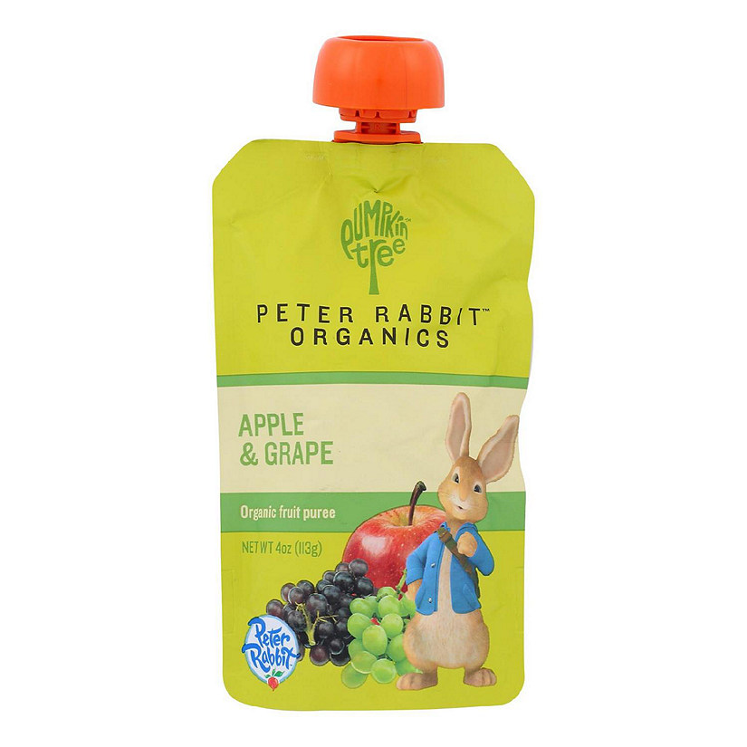 Peter Rabbit Organics Fruit Snacks, Apple and Grape 4 oz, 10 Pack Image