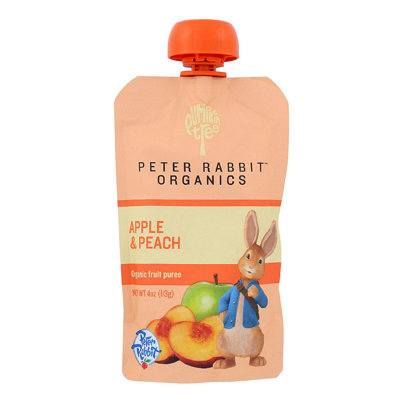 Peter Rabbit Organics Fruit Snacks, Peach and Apple 4 oz, 10 Pack Image
