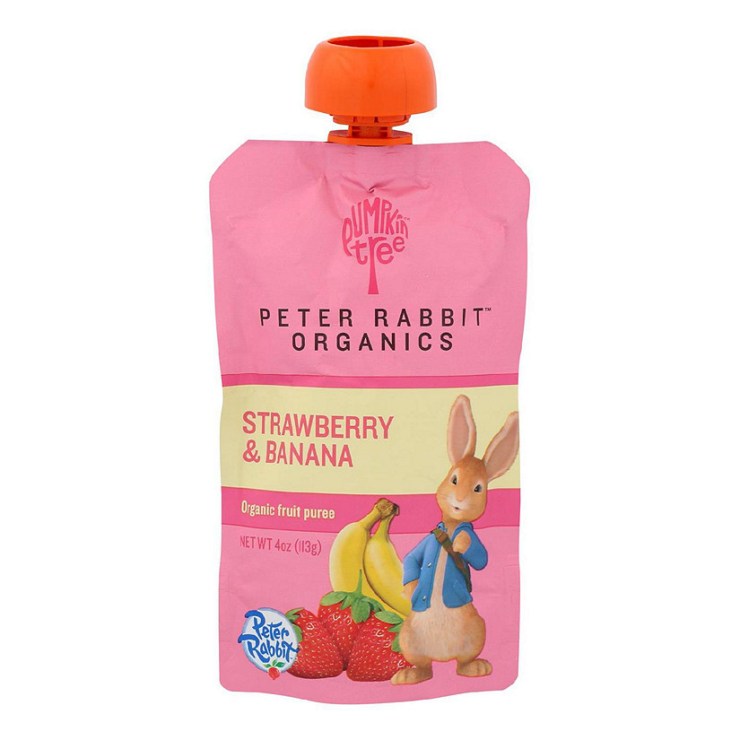 Peter Rabbit Organics Fruit Snacks, Strawberry and Banana Case of 10 4 oz. Image