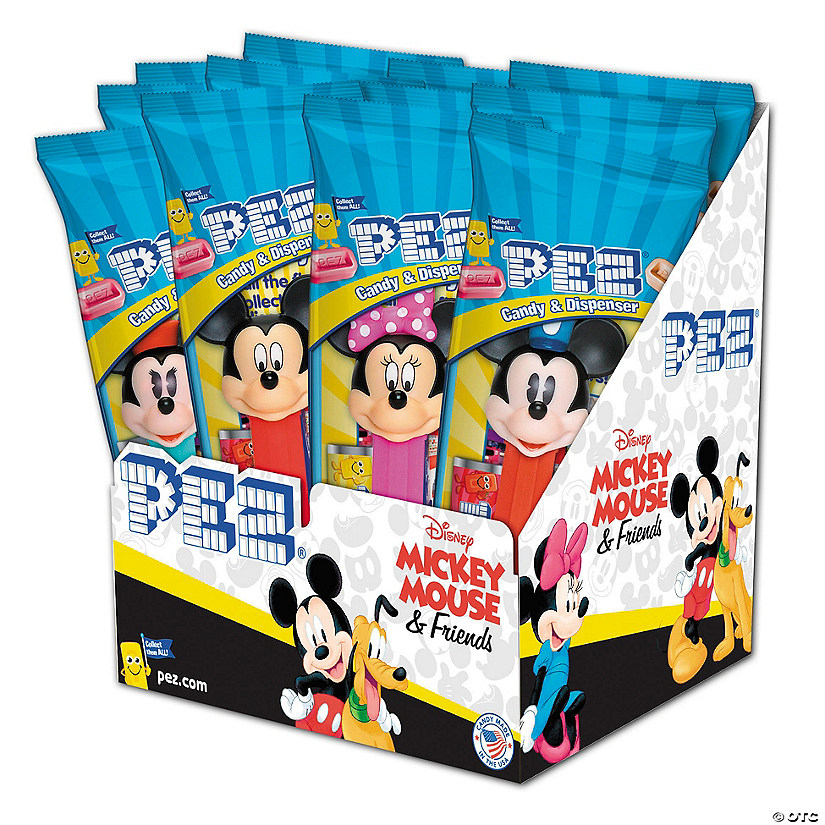 Pez&#174; Mickey Mouse Hard Candy Dispensers Assortment - 12 Pc. Image