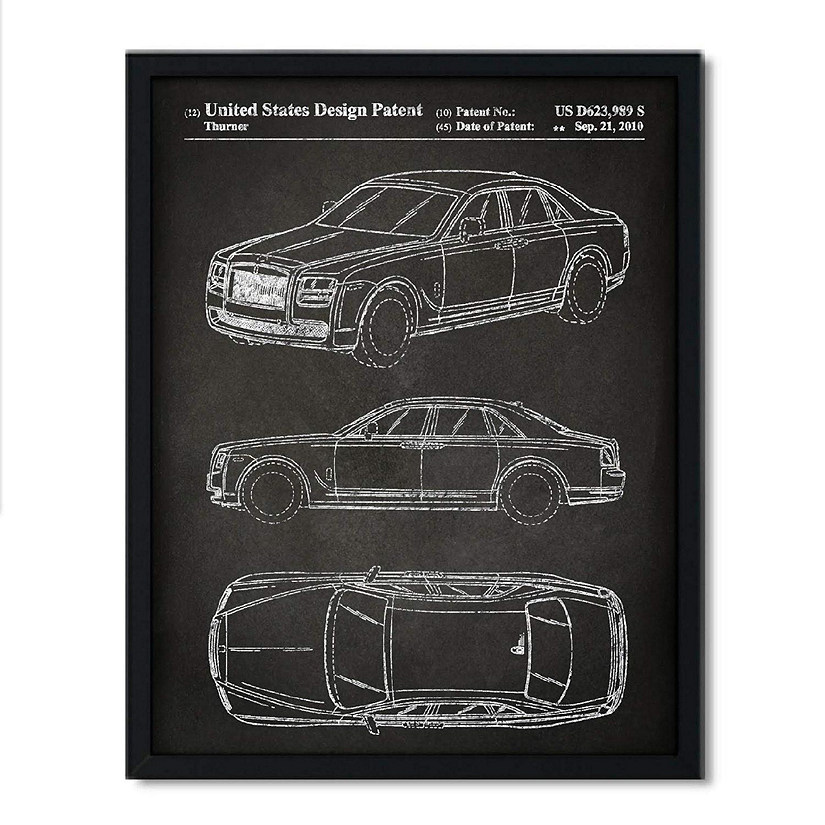Phantom Car Patent Wall Art 8.5x11in Image