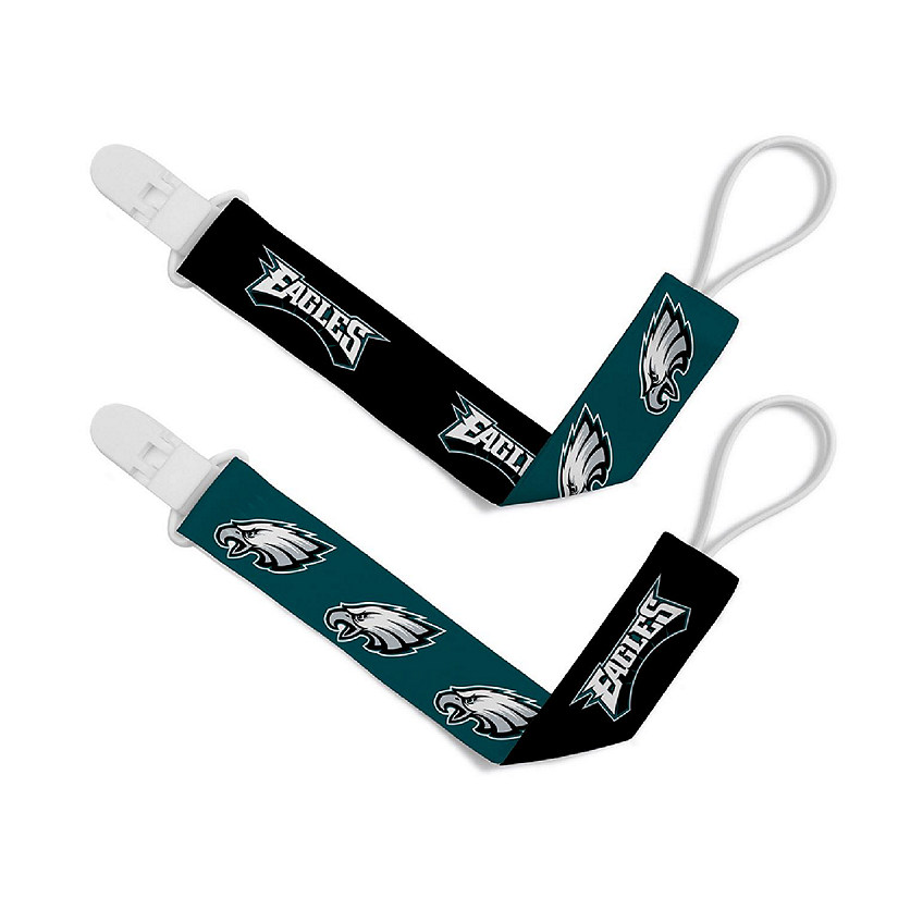 Philadelphia Eagles - Pacifier Clip 2-Pack Image