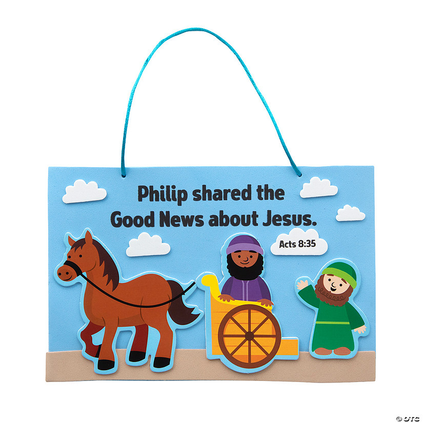 Philip Shares Good News Sign Craft Kit - Makes 12 Image
