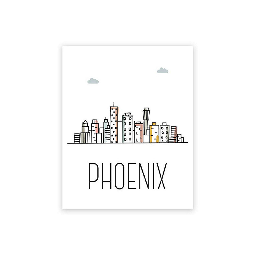 Phoenix Skyline Color 16x20in 1-Pack Image