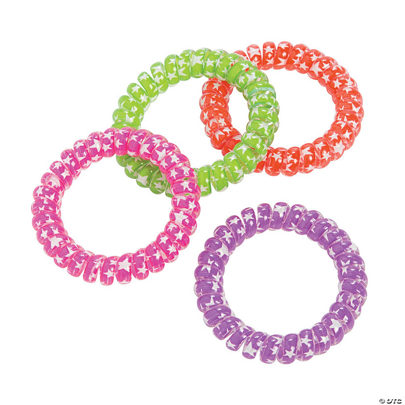 Phone Cord Spiral Bracelets Image
