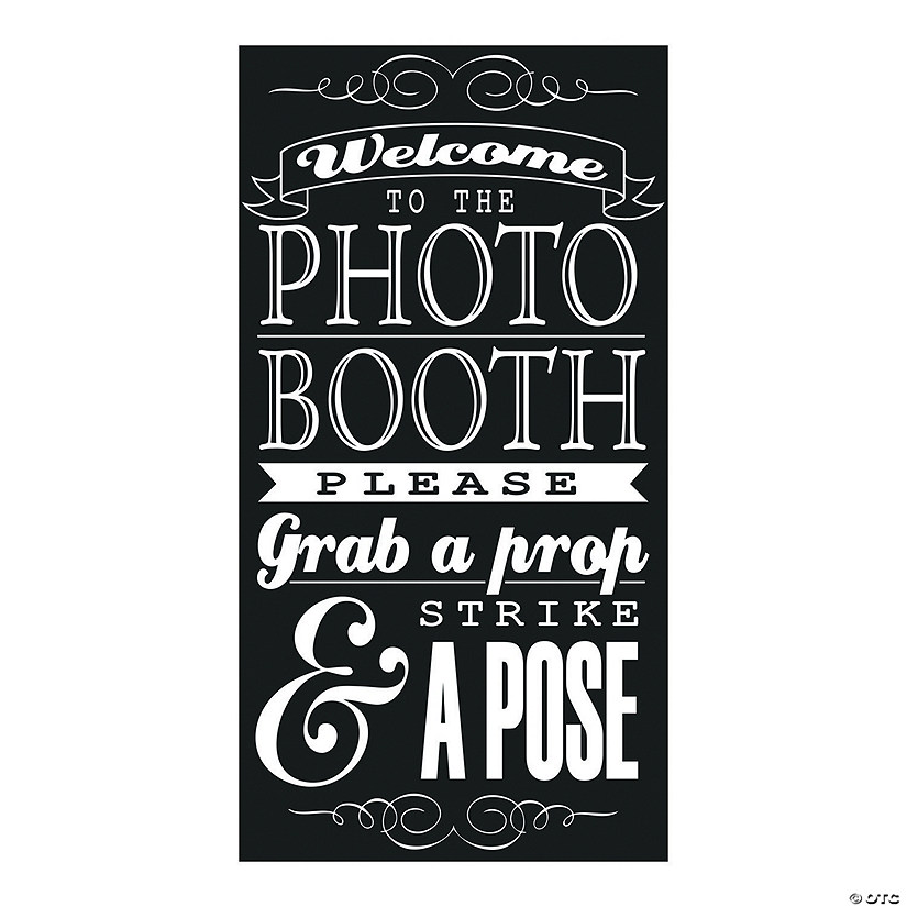 Photo Booth Instructions Wall Decoration Image