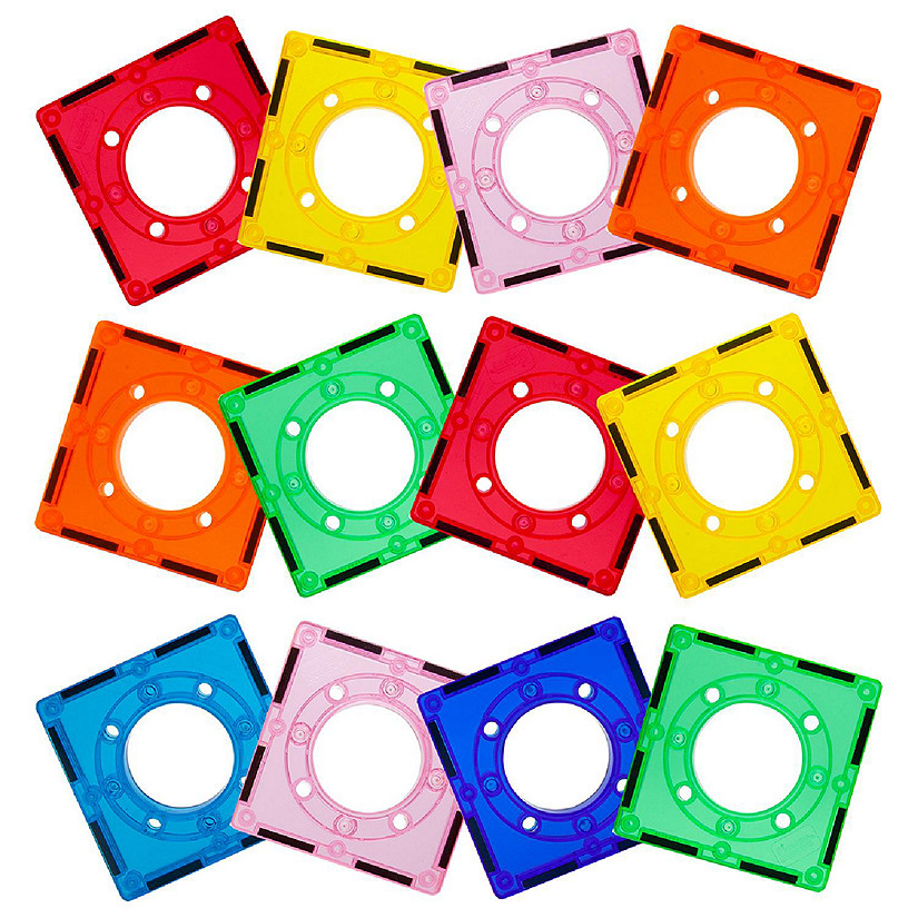 PicassoTiles 12 Piece Marble Run Square Joint Expansion Pack Image