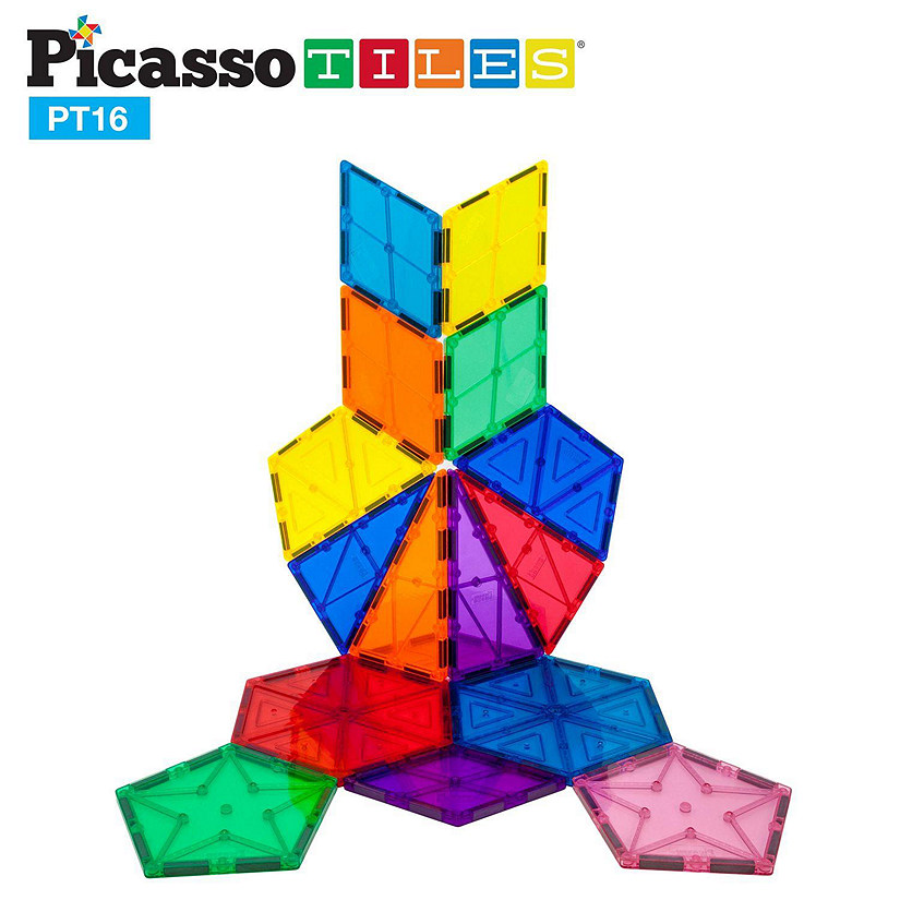 PicassoTiles® PT12 Piece Set Magnet Tiles