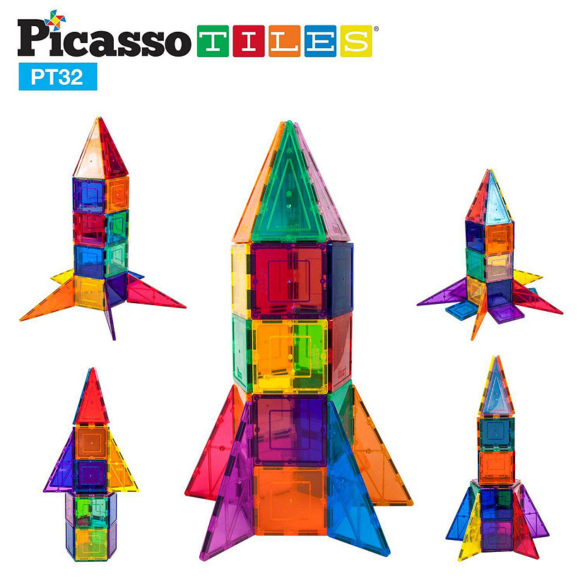 PicassoTiles - 32 Rocket Set PT32 Image