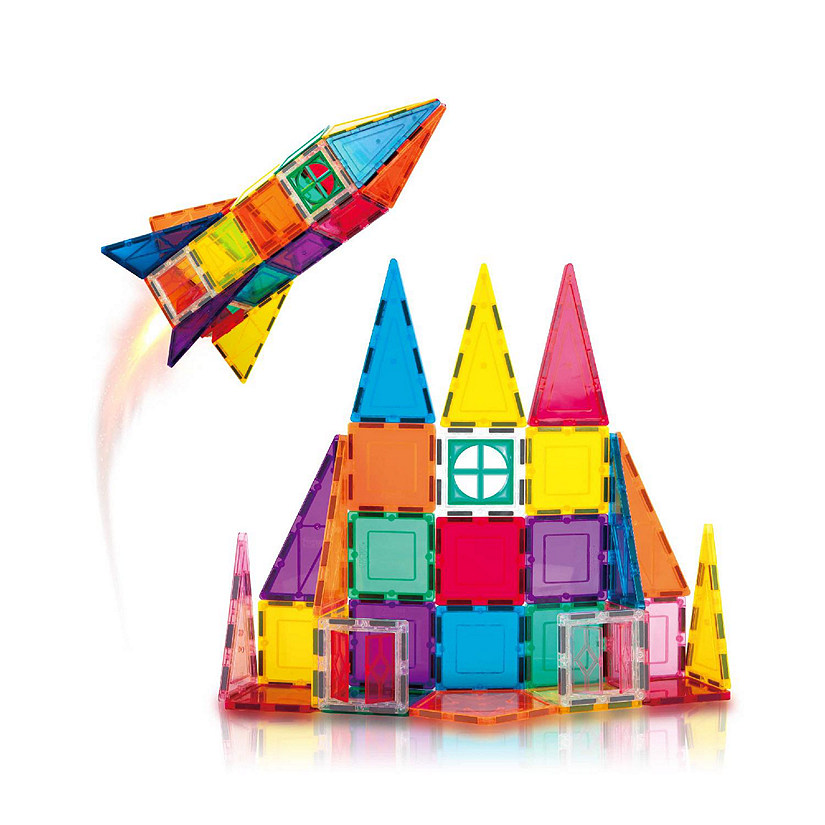 Charmofun Magnetbausteine 150 Teile - 2cm Magnetspielzeug Mit Tier-Motiven