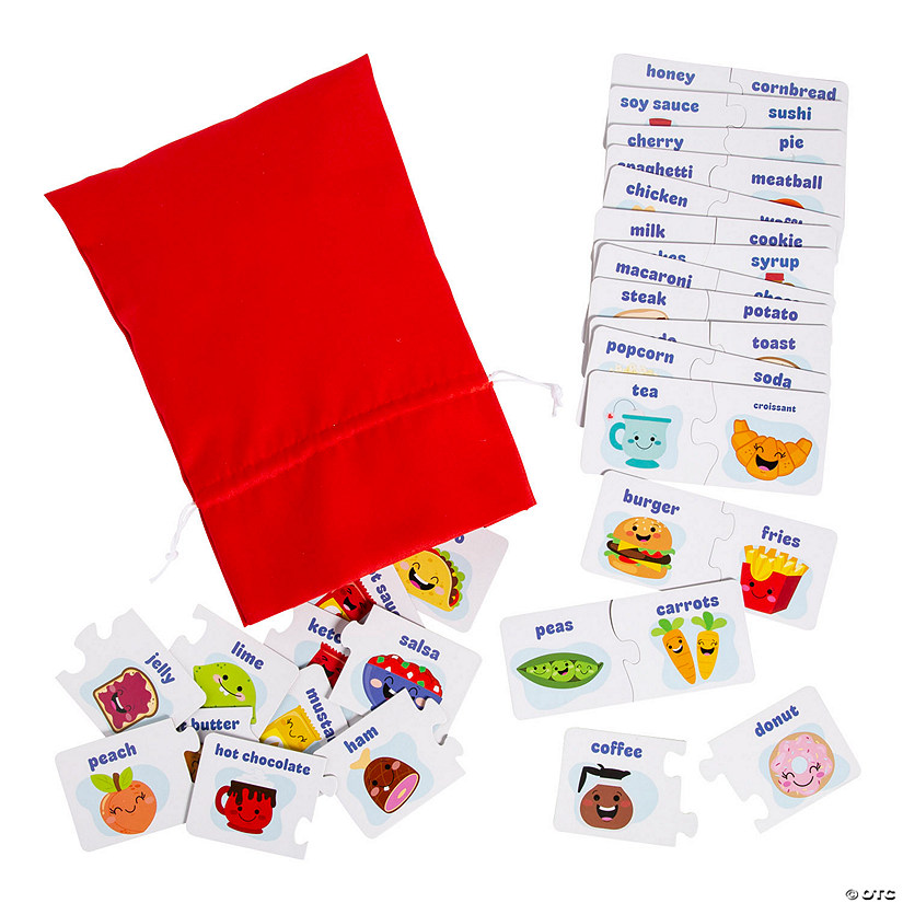 Pick a Partner Puzzle Cards with Bag - 61 Pc. Image