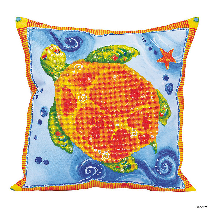 Pillow Embroidery KitTurtle Journey Oriental Trading