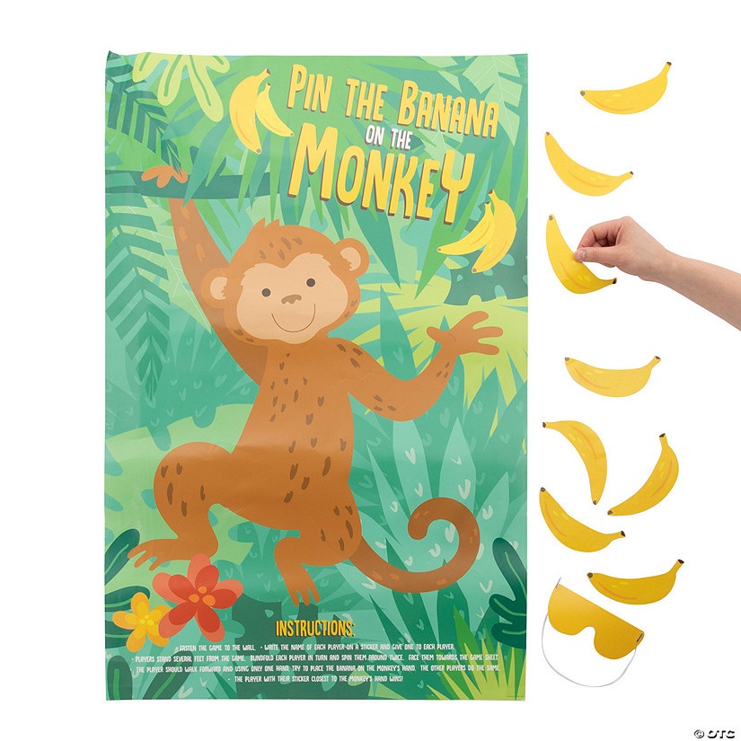 Pin the Banana on the Monkey Game Image