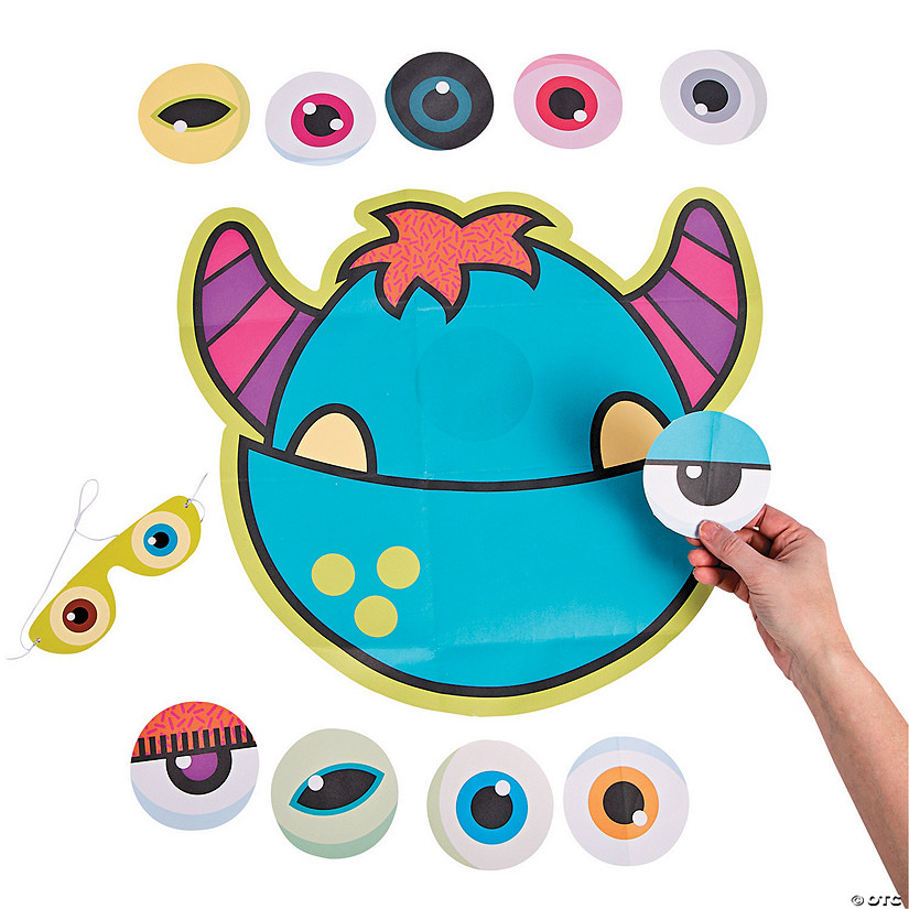 Pin The Eye On The Monster Party Game Discontinued