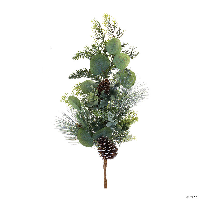 Pine And Eucalyptus Spray (Set Of 2) 27"H Plastic/Polyester Image