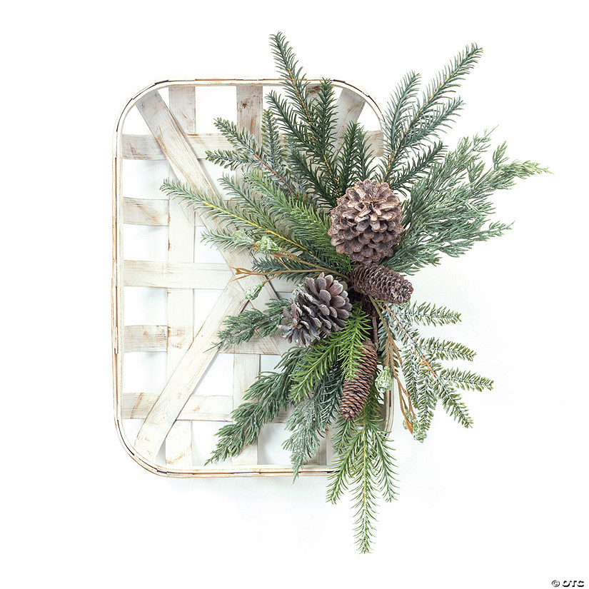 Pine Cone Wood Wall Hanging 16.5"L X 20.5"H Plastic Image