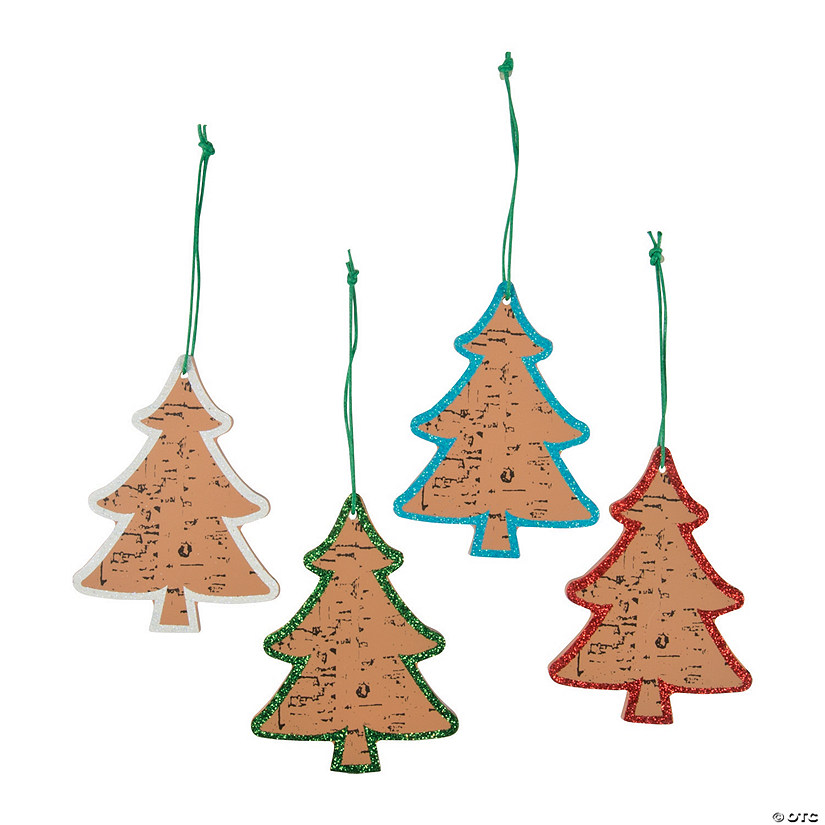 Pine Tree Sparkle Christmas Ornaments Discontinued