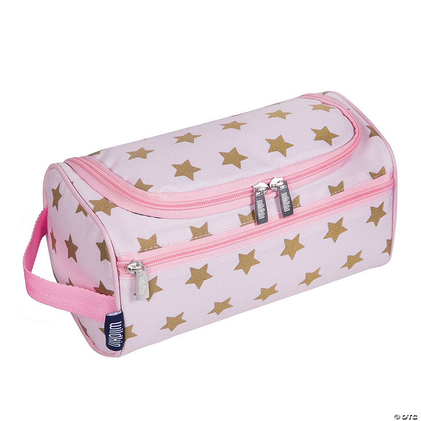 Pink and Gold Stars Toiletry Bag Image