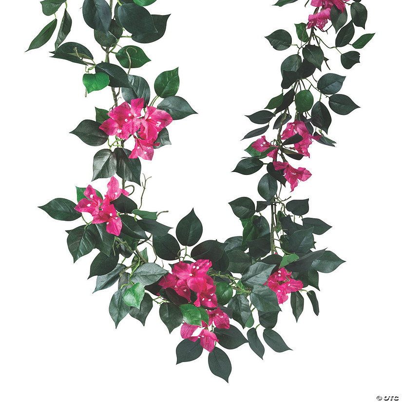 Pink Azalea Floral Garland Image