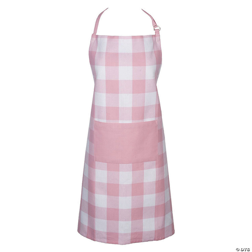 Pink Buffalo Check Chef Apron Image