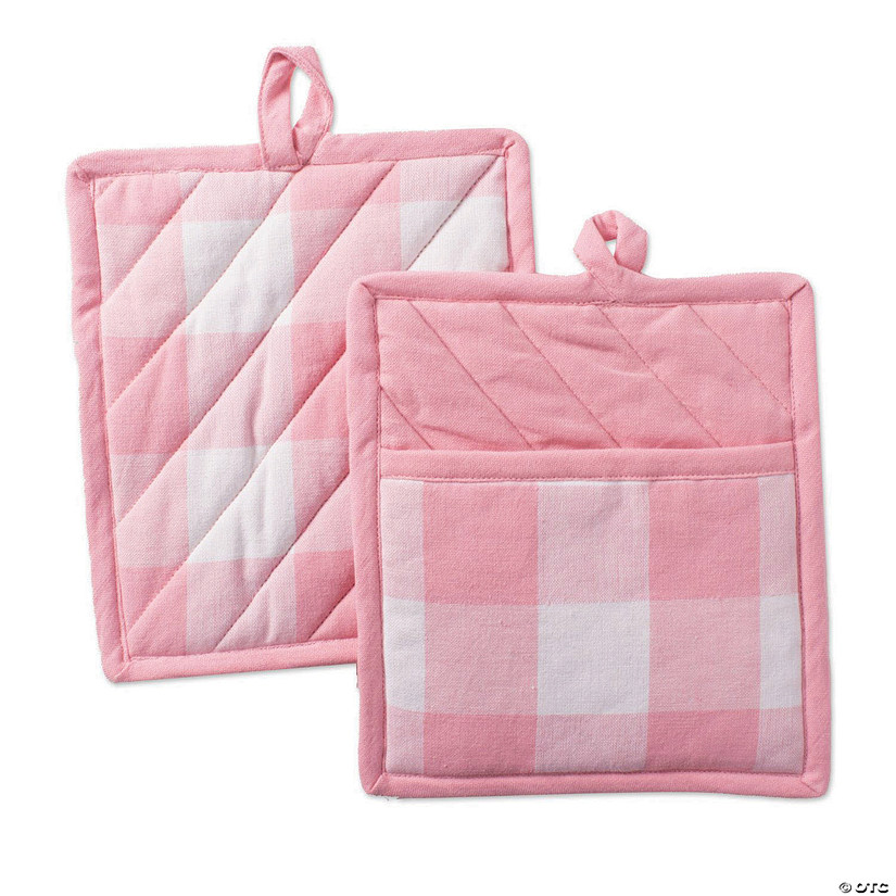 Pink Buffalo Check Potholder (Set Of 2) Image