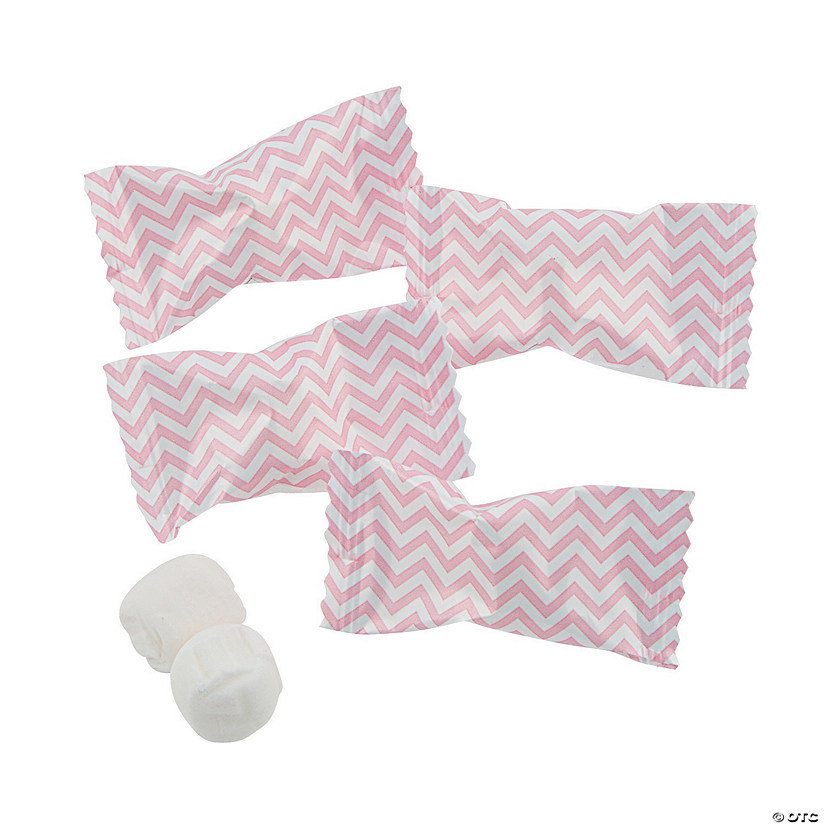 Pink Chevron Buttermints - 108 Pc. Image