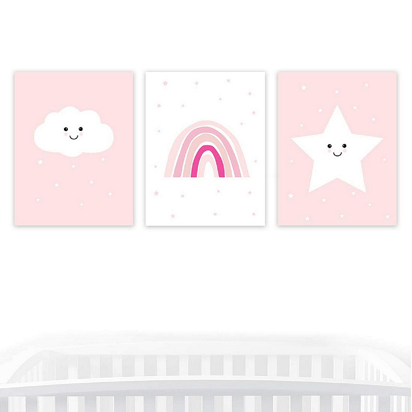 Pink Cloud Rainbow Prints 8.5x11in 3pk Image