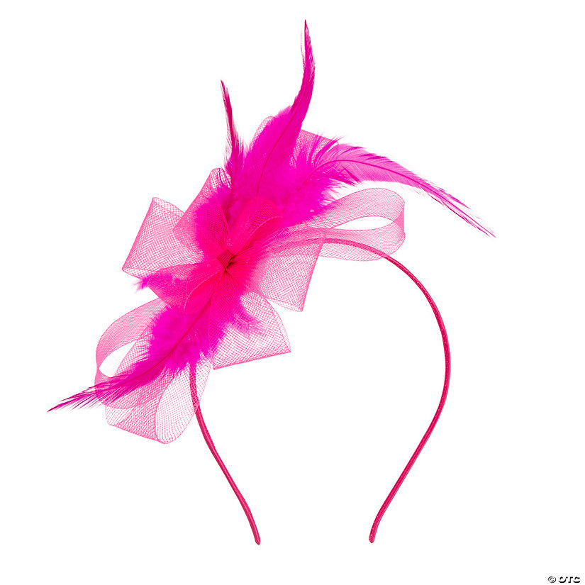 Pink Derby Fascinator Headband Image