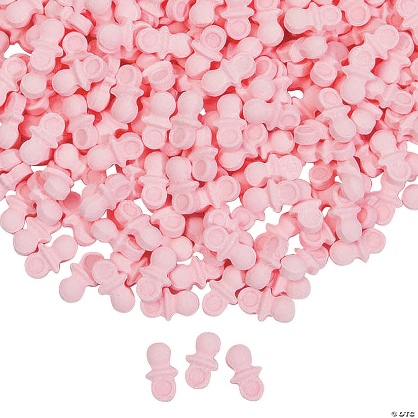 Pink Hard Candy Pacifiers - 608 Pc. Image