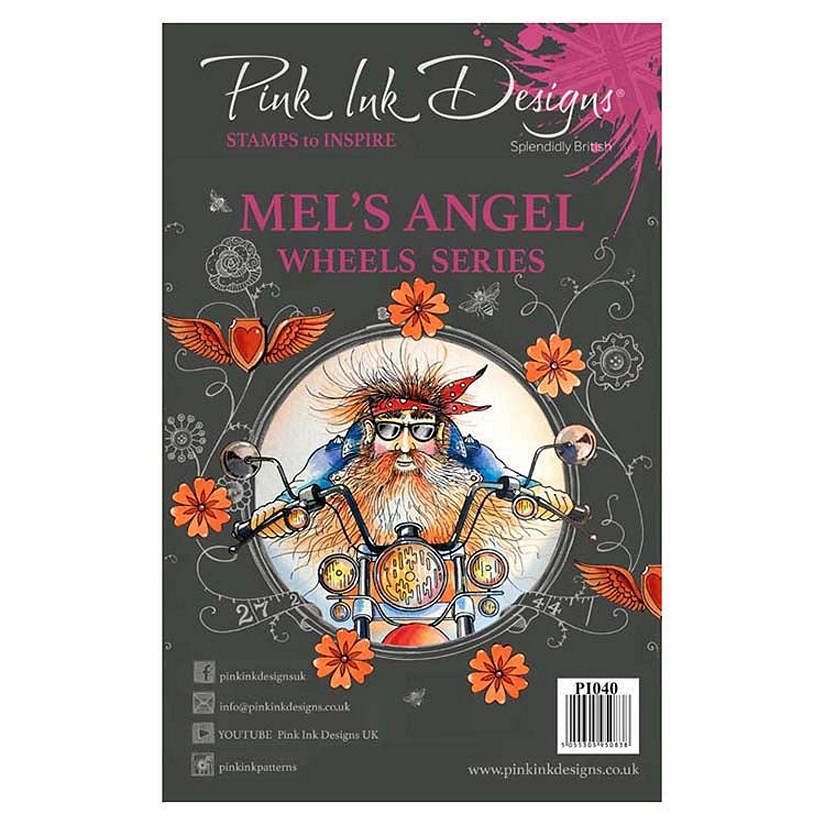 Pink Ink Designs Clear Stamp Mel's Angel Image