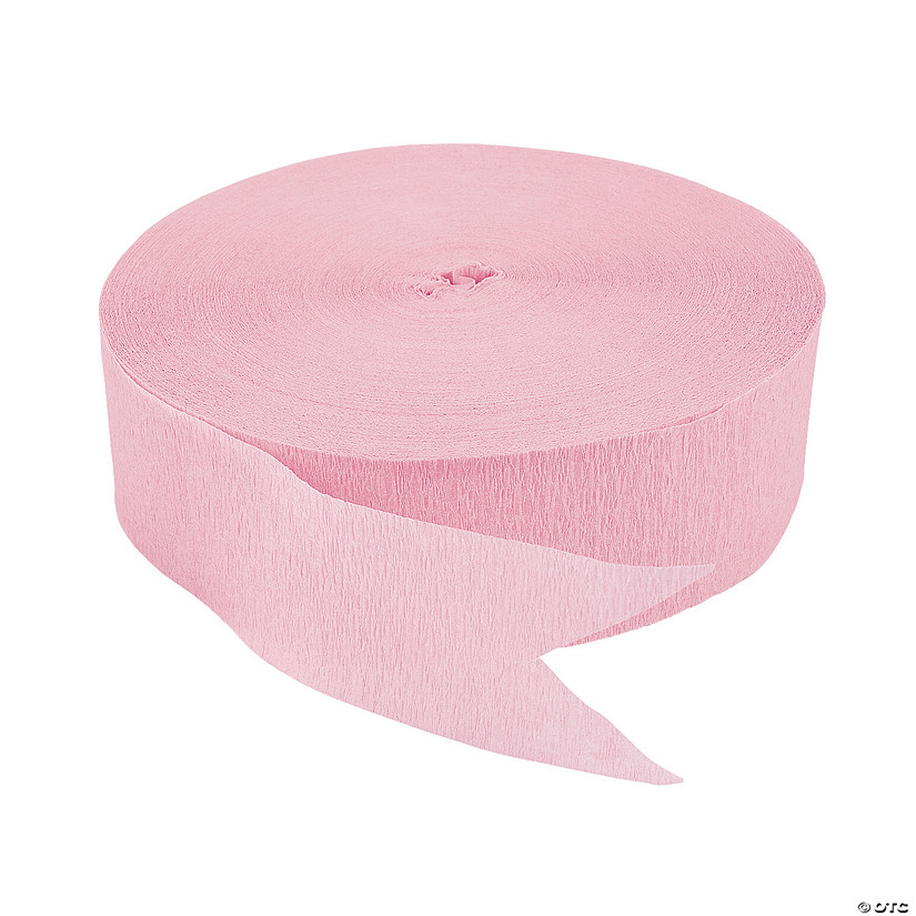 Pink Jumbo Paper Streamer Image