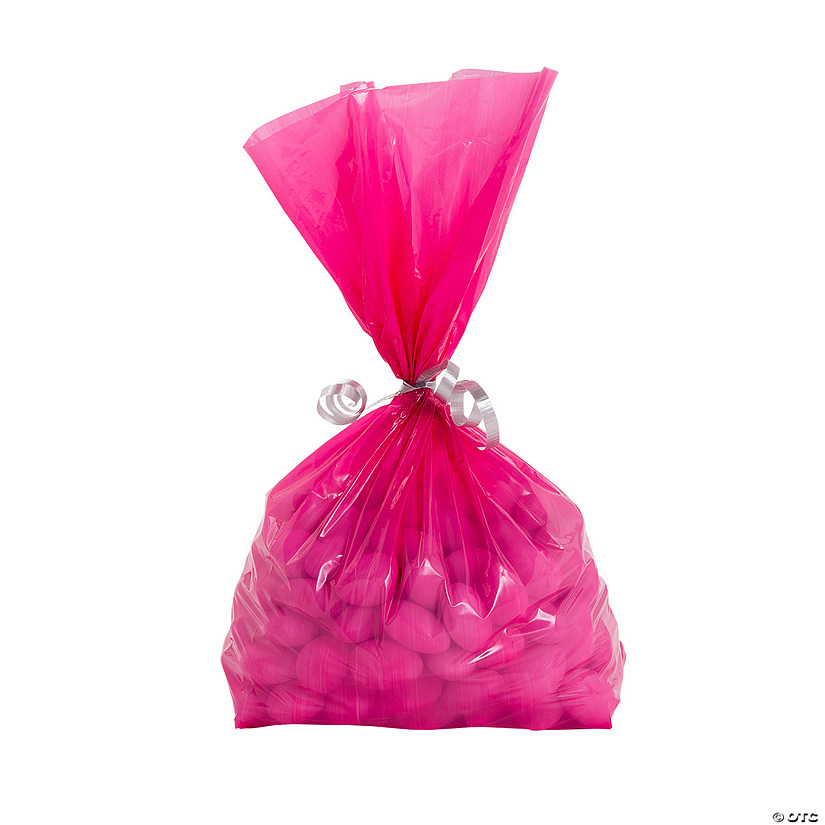 Pink Medium Cellophane Bags 50 Pc. Oriental Trading