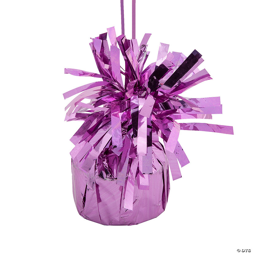 Pink Metallic Balloon Weights - 12 Pc. Image