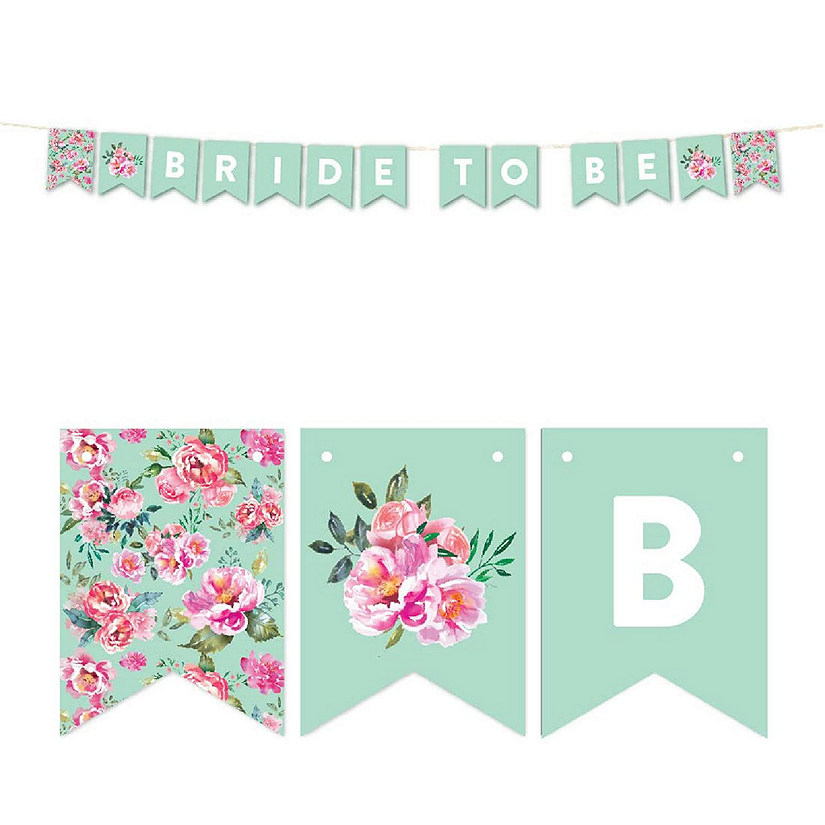 Pink Peonies Bride to Be 5ft Image