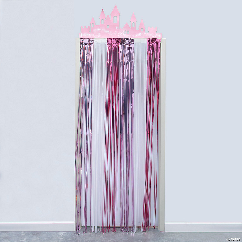 Pink Princess Party Door Fringe Image
