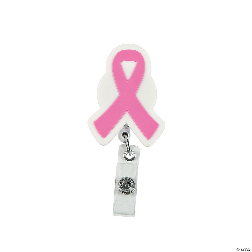 Pink Ribbon Badge Holders Oriental Trading